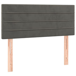 VidaXL 346125 tête de lit et pied de lit Gris foncé