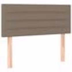 vidaXL Tête de lit Taupe 100x5x78/88 cm Tissu