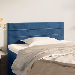 VidaXL 346142 tête de lit et pied de lit Bleu foncé