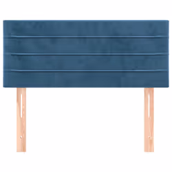 VidaXL 346142 tête de lit et pied de lit Bleu foncé