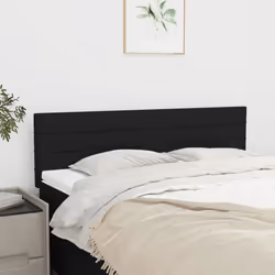 VidaXL 346146 tête de lit et pied de lit Noir