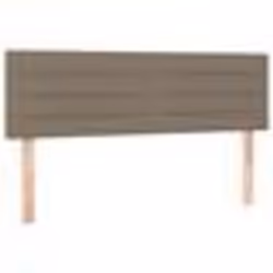 vidaXL Têtes de lit 2 pcs Taupe 72x5x78/88 cm Tissu