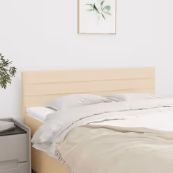VidaXL 346149 tête de lit et pied de lit Crème