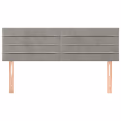 VidaXL 346152 tête de lit et pied de lit Gris clair