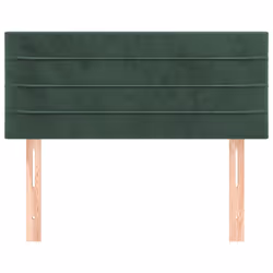 VidaXL 346155 tête de lit et pied de lit Vert foncé