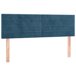 VidaXL 346156 tête de lit et pied de lit Bleu foncé