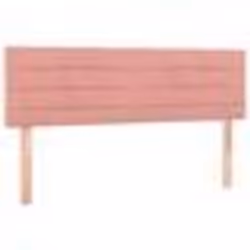 vidaXL Têtes de lit 2 pcs Rose 72x5x78/88 cm Velours