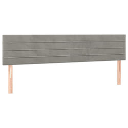 VidaXL 346166 tête de lit et pied de lit Gris clair