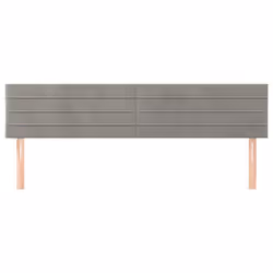 VidaXL 346166 tête de lit et pied de lit Gris clair