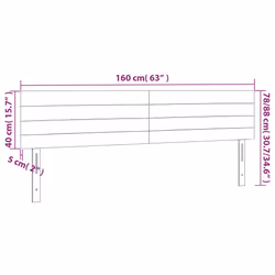 VidaXL 346166 tête de lit et pied de lit Gris clair - Vue supplémentaire 8