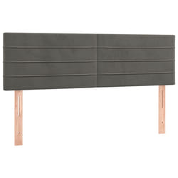 VidaXL 346167 tête de lit et pied de lit Gris foncé