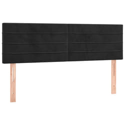 VidaXL 346168 tête de lit et pied de lit Noir