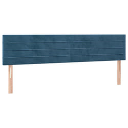 VidaXL 346170 tête de lit et pied de lit Bleu foncé