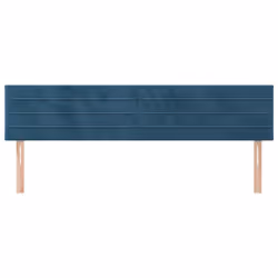VidaXL 346170 tête de lit et pied de lit Bleu foncé