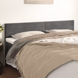 VidaXL 346181 tête de lit et pied de lit Gris foncé