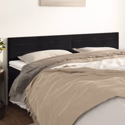 VidaXL 346182 tête de lit et pied de lit Noir