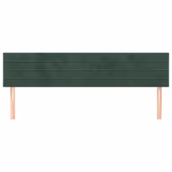 VidaXL 346183 tête de lit et pied de lit Vert foncé