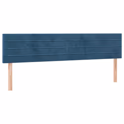 VidaXL 346184, Bleu foncé, Polyester, Bois, 1800 mm, 78 cm, 88 cm, 50 mm