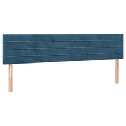VidaXL 346184 tête de lit et pied de lit Bleu foncé