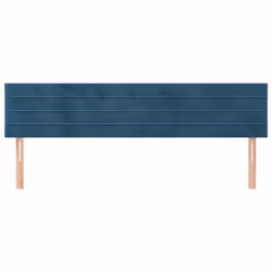 VidaXL 346184 tête de lit et pied de lit Bleu foncé