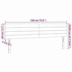 VidaXL 346185 tête de lit et pied de lit Rose - Vue supplémentaire 8