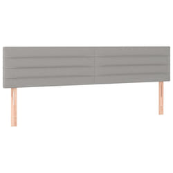 VidaXL 346186 tête de lit et pied de lit Gris clair