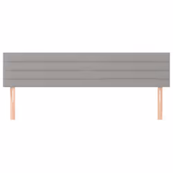 VidaXL 346186 tête de lit et pied de lit Gris clair