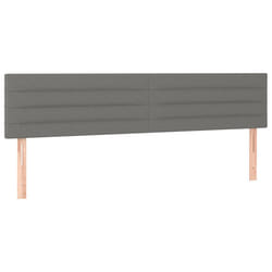 VidaXL 346187 tête de lit et pied de lit Gris foncé