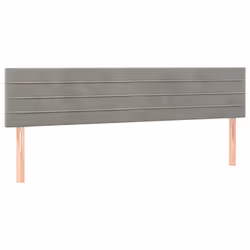 VidaXL 346194, Gris clair, Polyester, Bois, 2000 mm, 78 cm, 88 cm, 50 mm