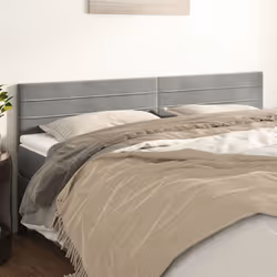 VidaXL 346194 tête de lit et pied de lit Gris clair