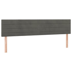 VidaXL 346195 tête de lit et pied de lit Gris foncé