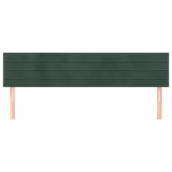 VidaXL 346197 tête de lit et pied de lit Vert foncé