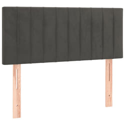 VidaXL 346209 tête de lit et pied de lit Gris foncé