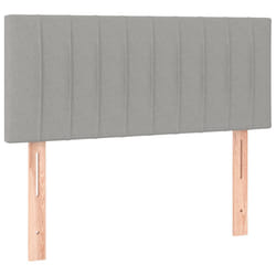 VidaXL 346214 tête de lit et pied de lit Gris clair