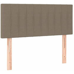 Tête de lit Taupe 90x5x78/88 cm Tissu Vidaxl