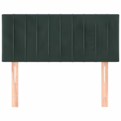 VidaXL 346225 tête de lit et pied de lit Vert foncé