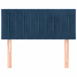 VidaXL 346226 tête de lit et pied de lit Bleu foncé