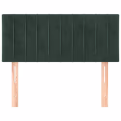 VidaXL 346239 tête de lit et pied de lit Vert foncé