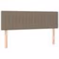 vidaXL Têtes de lit 2 pcs Taupe 72x5x78/88 cm Tissu