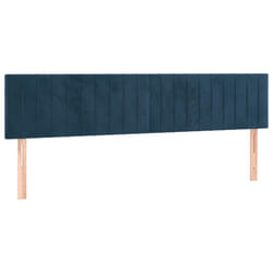 VidaXL 346254 tête de lit et pied de lit Bleu foncé