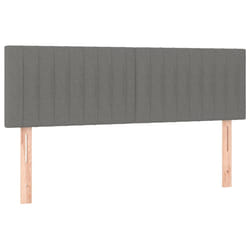 VidaXL 346257 tête de lit et pied de lit Gris foncé