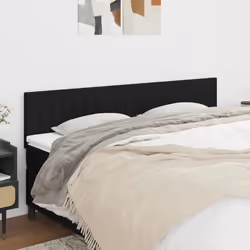 VidaXL 346258 tête de lit et pied de lit Noir