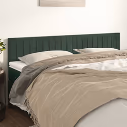 VidaXL 346267 tête de lit et pied de lit Vert foncé