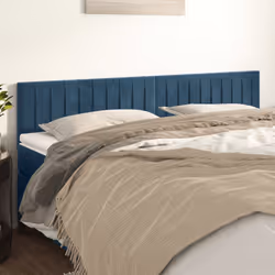 VidaXL 346268 tête de lit et pied de lit Bleu foncé