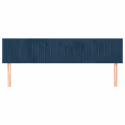 VidaXL 346268 tête de lit et pied de lit Bleu foncé