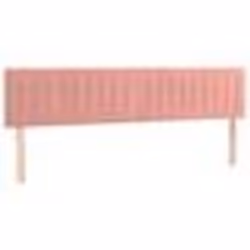 vidaXL Têtes de lit 2 pcs Rose 80x5x78/88 cm Velours