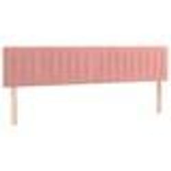 vidaXL Têtes de lit 2 pcs Rose 80x5x78/88 cm Velours