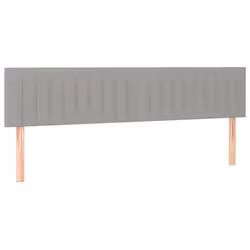 VidaXL 346270, Gris clair, Polyester, Bois, 1800 mm, 78 cm, 88 cm, 50 mm
