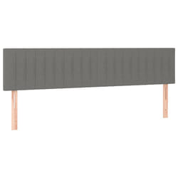 VidaXL 346271 tête de lit et pied de lit Gris foncé