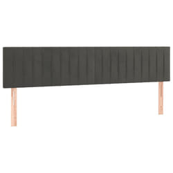 VidaXL 346279 tête de lit et pied de lit Gris foncé